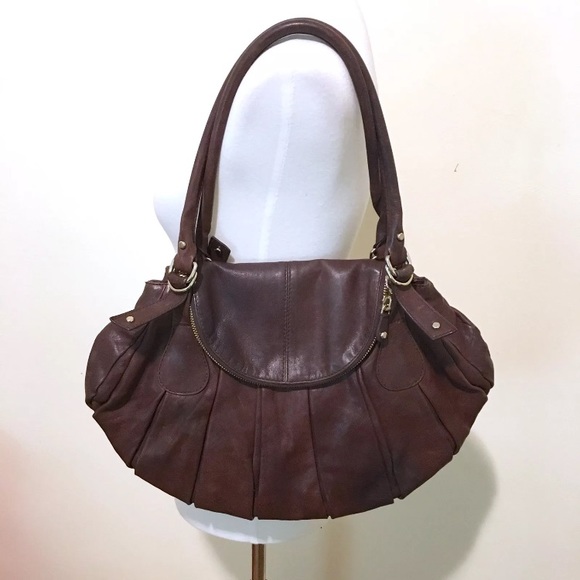 Loeffler Randall Handbags - Loeffler Randall Norah Pleated Leather Satchel Bag